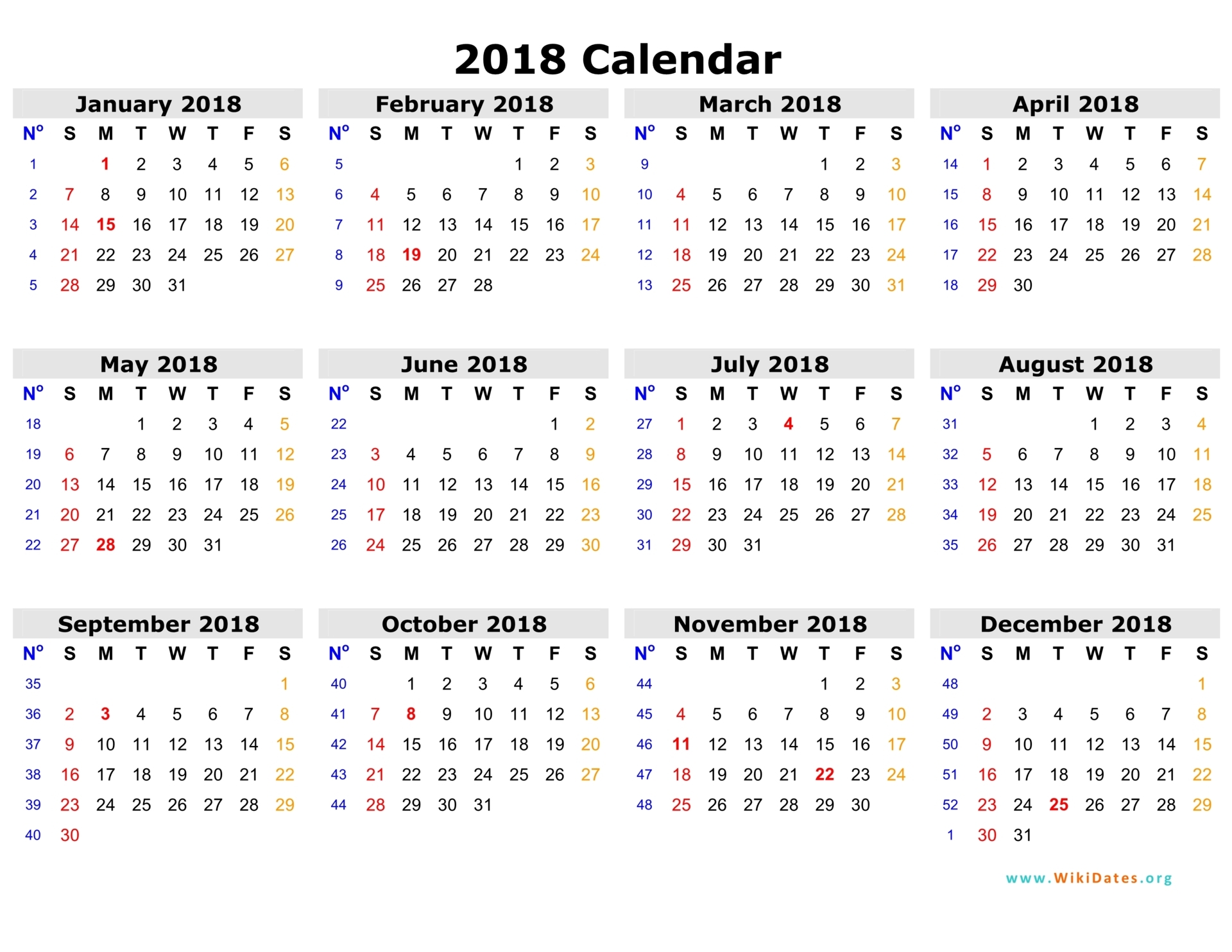 2018-calendar-printable-free-template-paper-trail-design-resume-gallery