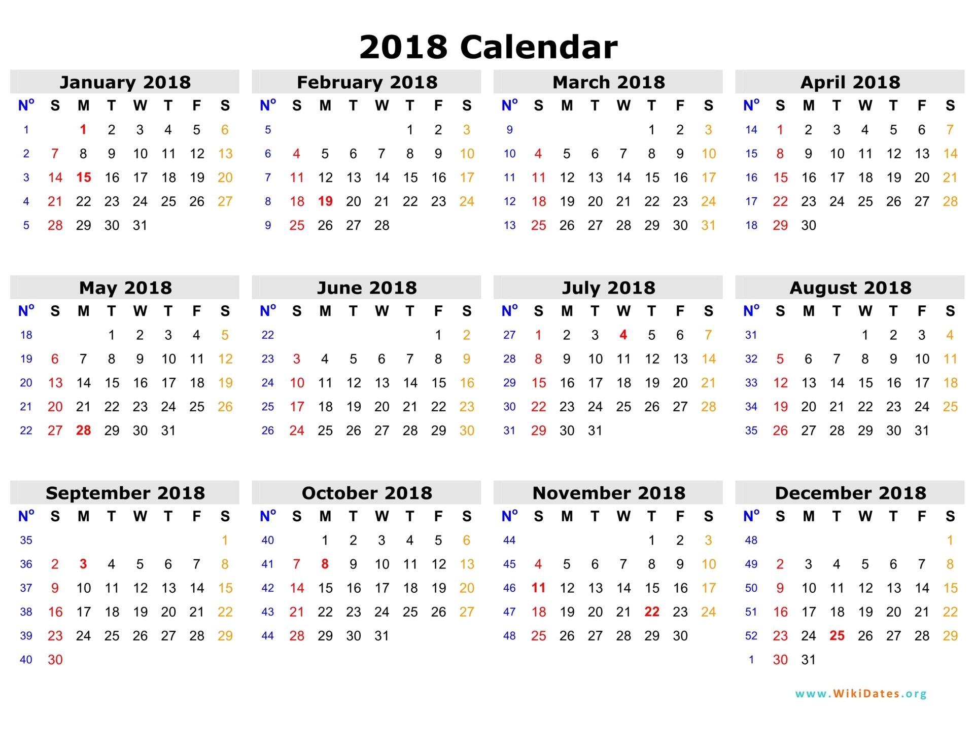 2018-calendar-wikidates