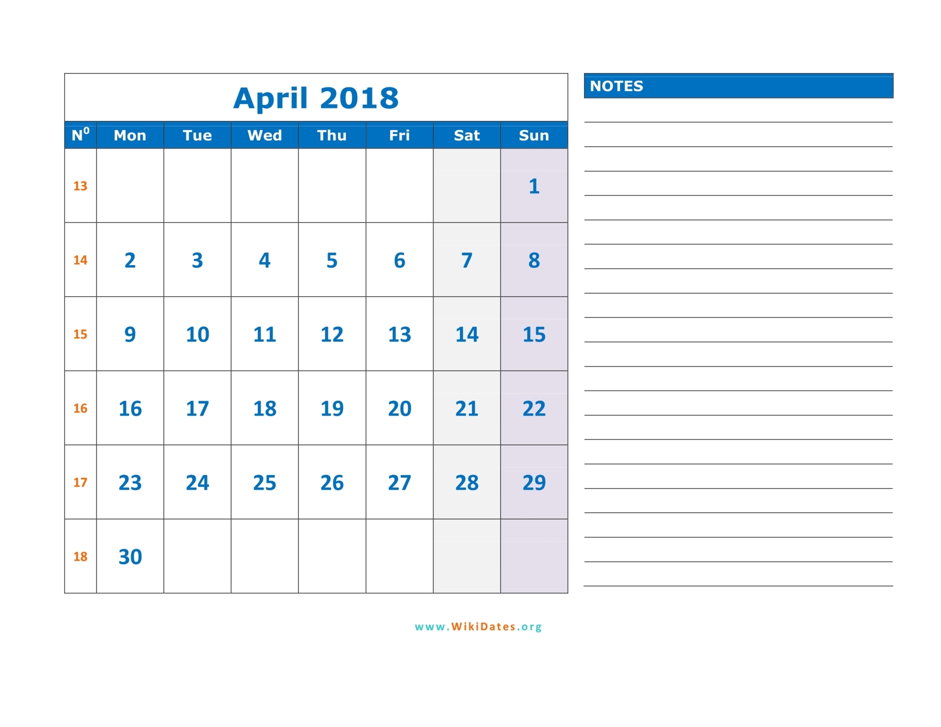 may editable calendar 2018