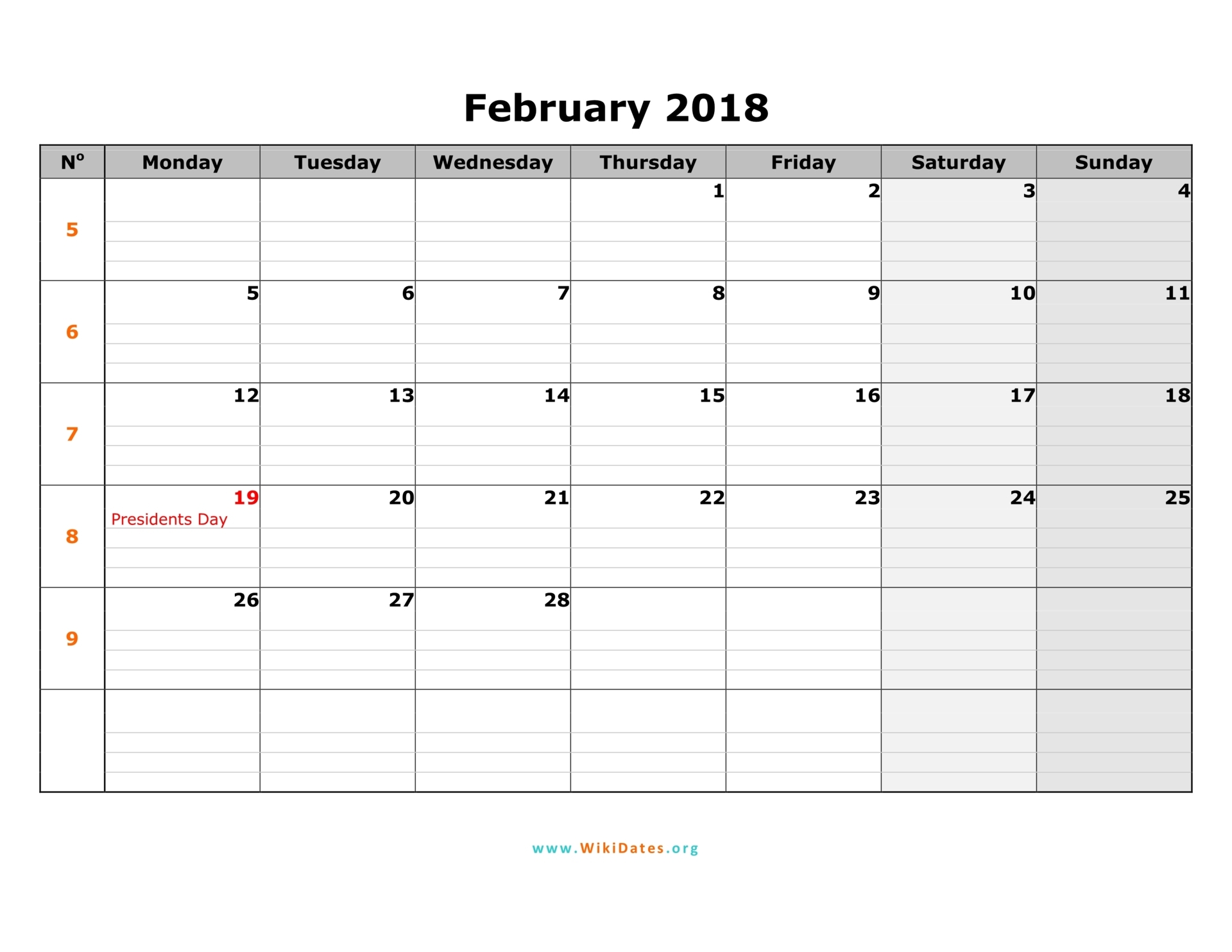 free-printable-calendar-february-2018