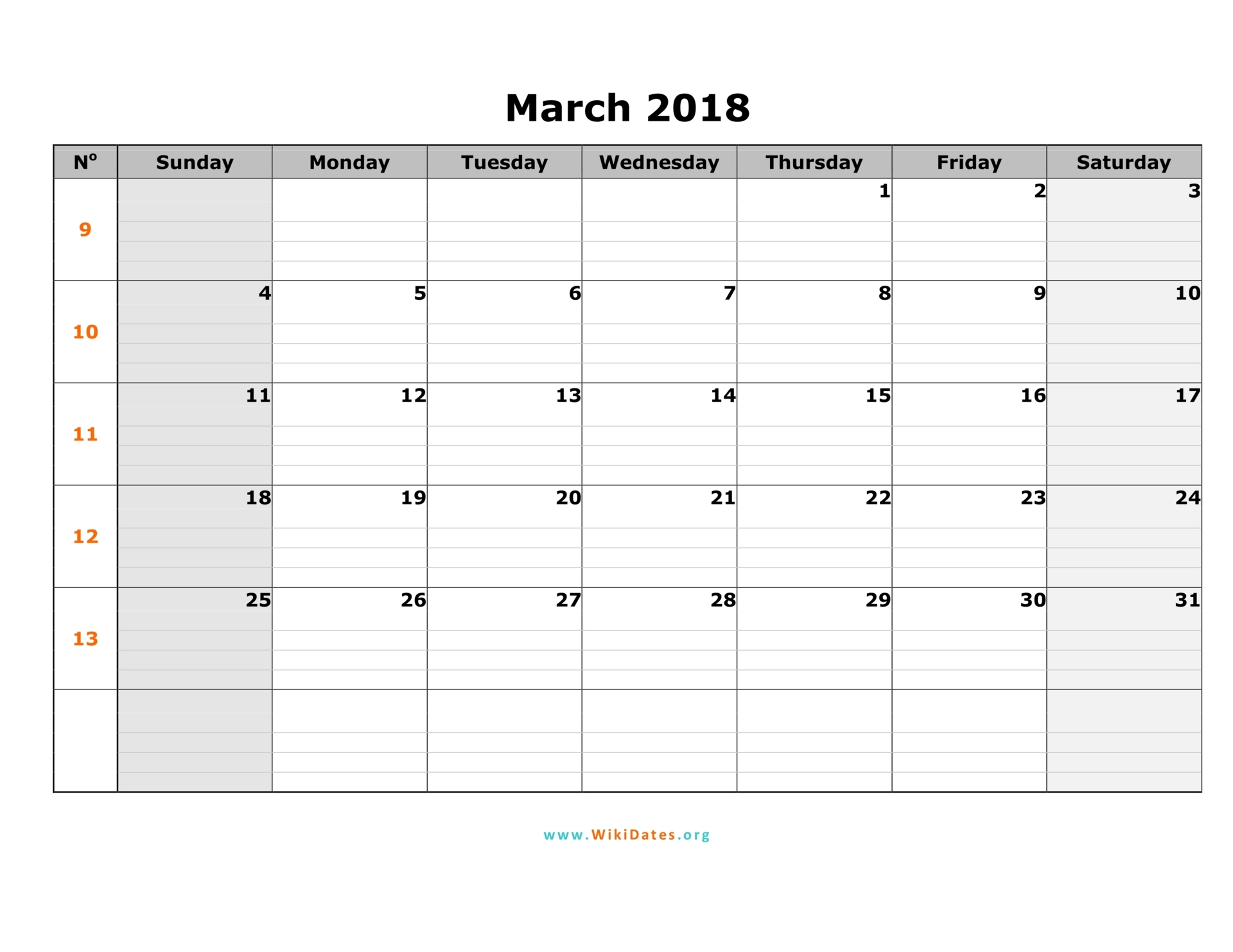 march-2018-calendar-wikidates