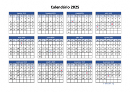 calendário anual 2025 03