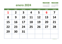 calendario mensual 2024 03