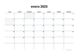 calendario enero 2025 04