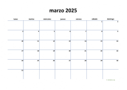 calendario marzo 2025 04