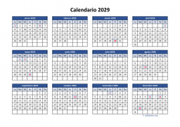 calendario anual 2029 04