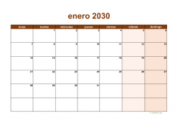 calendario mensual 2030 06