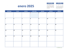 calendario mensual 2025 02