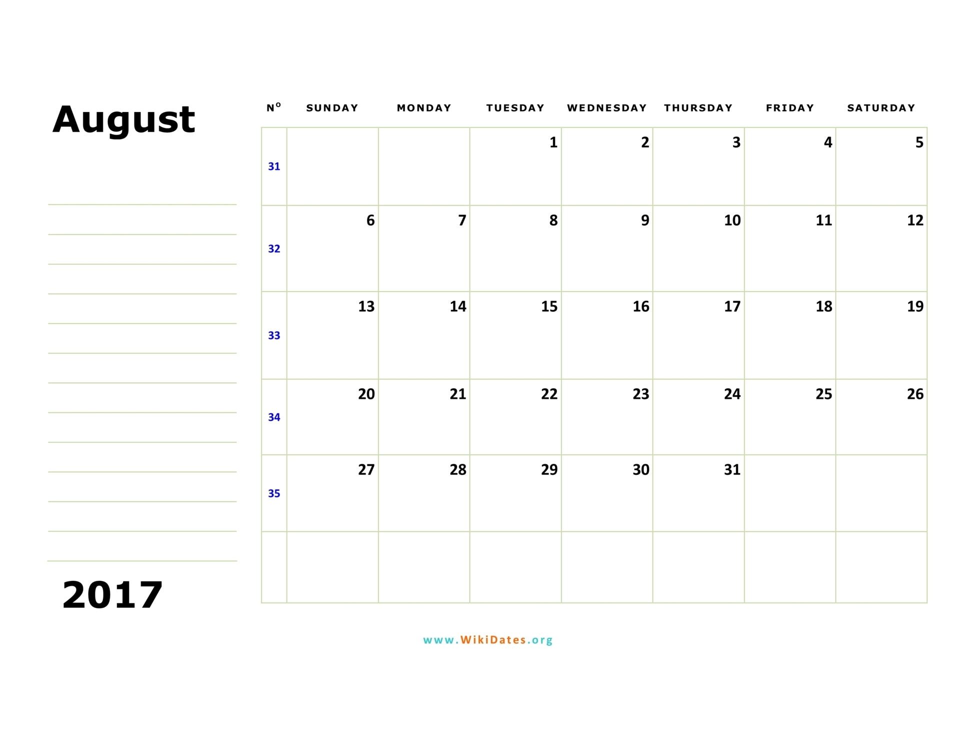 august-2017-calendar-wikidates