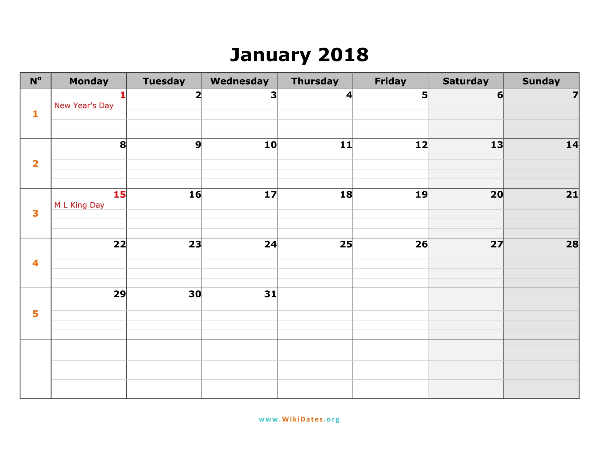 january-2018-calendar-wikidates