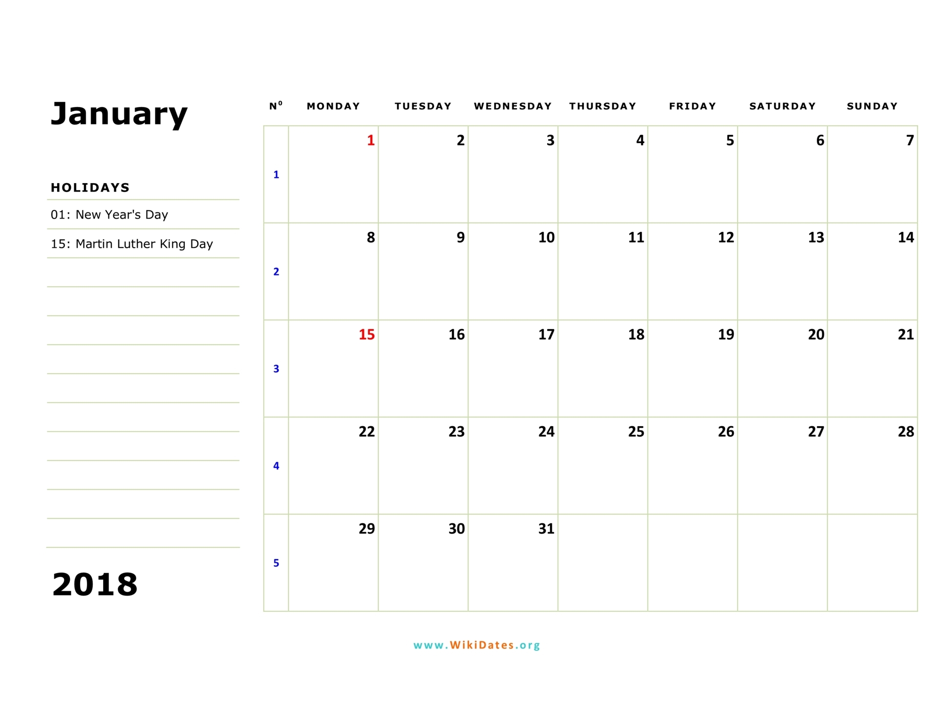 january-2018-calendar-wikidates