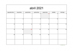 calendário 2021 05