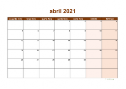 calendário 2021 06
