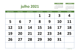 calendário 2021 03