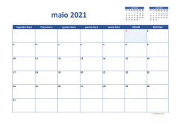 calendário 2021 02