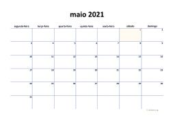 calendário 2021 04