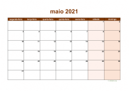 calendário 2021 06