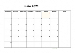 calendário 2021 08