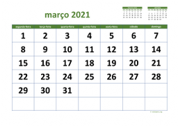 calendário 2021 03