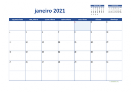 calendário mensal 2021 02