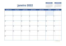 calendário 2022 02