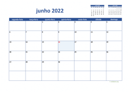 calendário 2022 02