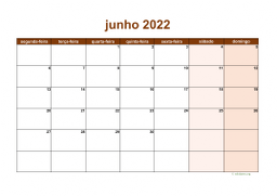 calendário 2022 06