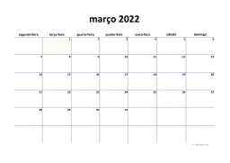 calendário 2022 04