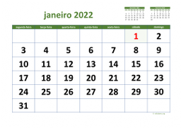 calendário mensal 2022 03