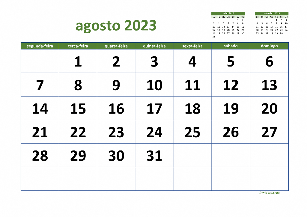 Calendario Agosto De 2023 Para Imprimir 501ds Michel Zbinden Ve