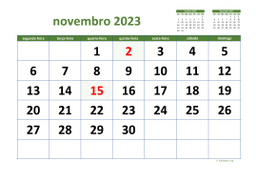 calendário 2023 03