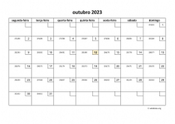 calendário 2023 01