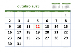 calendário 2023 03