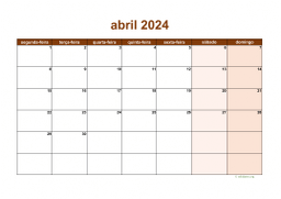 calendário 2024 06