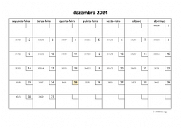 calendário 2024 01