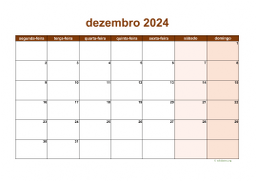 calendário 2024 06