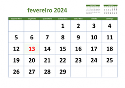 calendário 2024 03