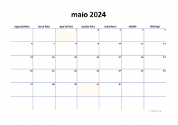 calendário 2024 04