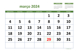 calendário 2024 03