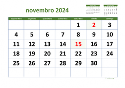 calendário 2024 03