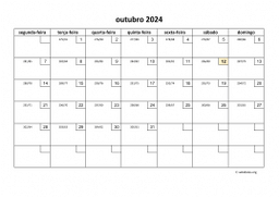 calendário 2024 01