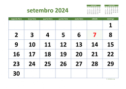 calendário 2024 03