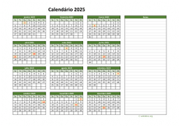 calendário anual 2025 01