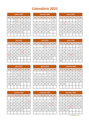calendário anual 2025 05