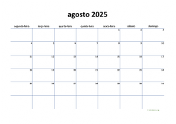 calendário 2025 04