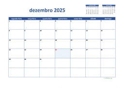 calendário 2025 02