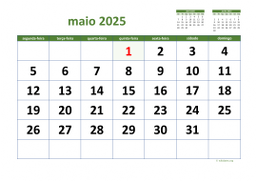calendário 2025 03