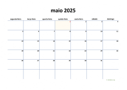 calendário 2025 04