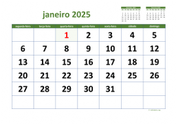 calendário mensal 2025 03