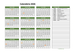 calendário anual 2026 02